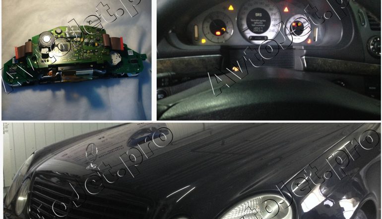 Адаптация панели приборов на автомобиле Mercedec W211 E-класса