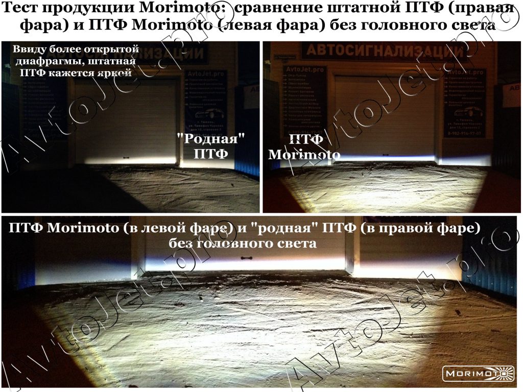 1. Тест продукции Morimoto (ПТФ)_без света_AvtoJet.pro