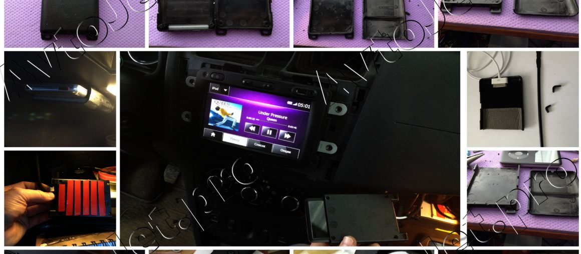 Подключение IPod на автомобиле Renault Logan
