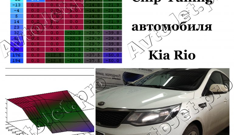 Chip-Tuning автомобиля Kia Rio