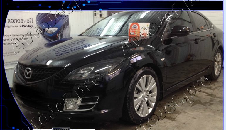 Установка автосигнализации StarLine A93-ECO на автомобиль Mazda-6