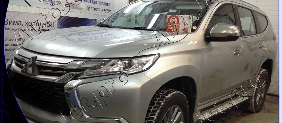 Установка автосигнализации StarLine A93-ECO на автомобиль Mitsubishi Pajero Sport