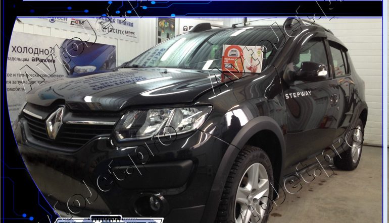 Установка автосигнализации StarLine A93-ECO на автомобиль Renault Sandero Stepway