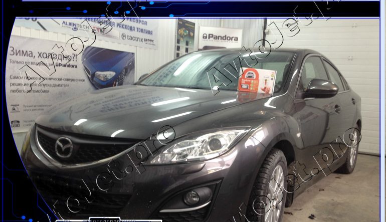 Установка автосигнализации StarLine A93-ECO на автомобиль Mazda-6