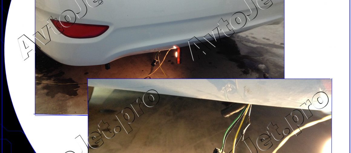 Ремонт парктроников на автомобиле Hyundai Solaris