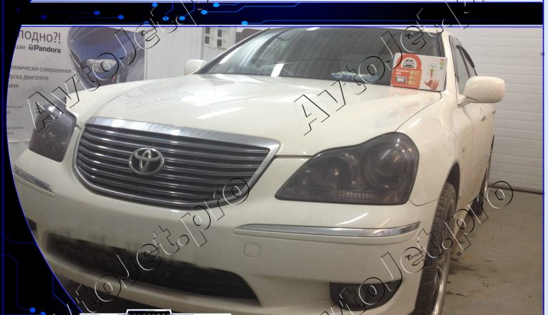 Установка автосигнализации StarLine A93 GSM на автомобиль Toyota Crown Majesta