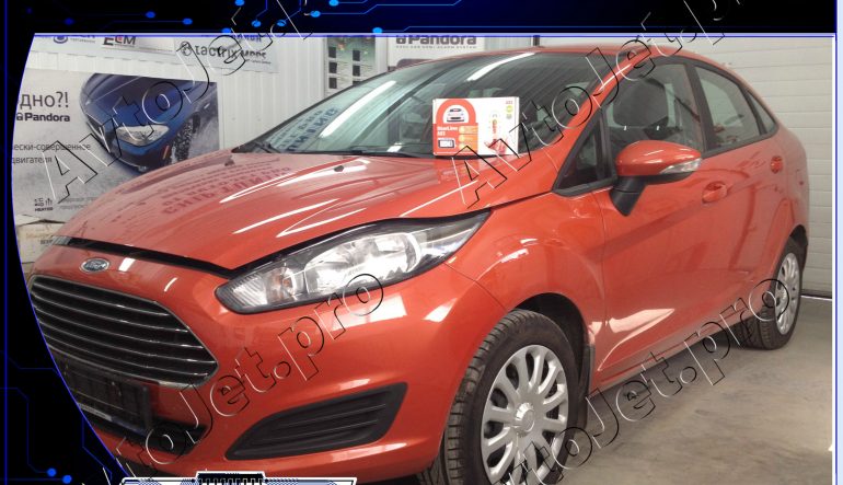 Установка автосигнализации StarLine A93-ECO на автомобиль Ford Fiesta