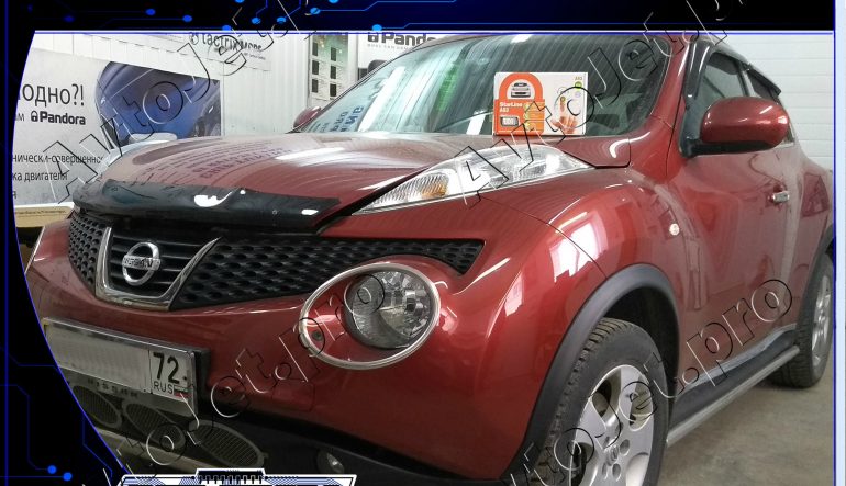 Установка автосигнализации StarLine A93-ECO на автомобиль Nissan Juke