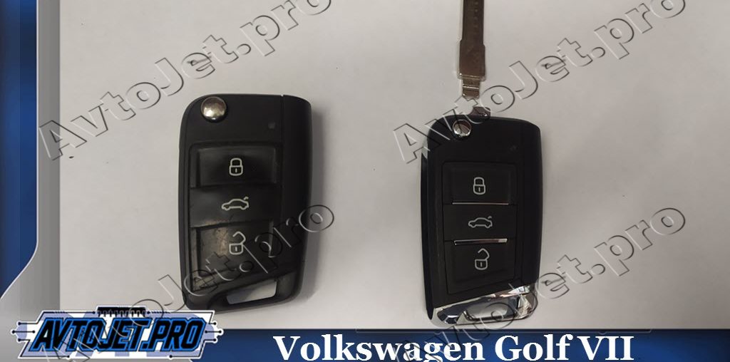 Изготовление дубликата ключа для Volkswagen Golf VII