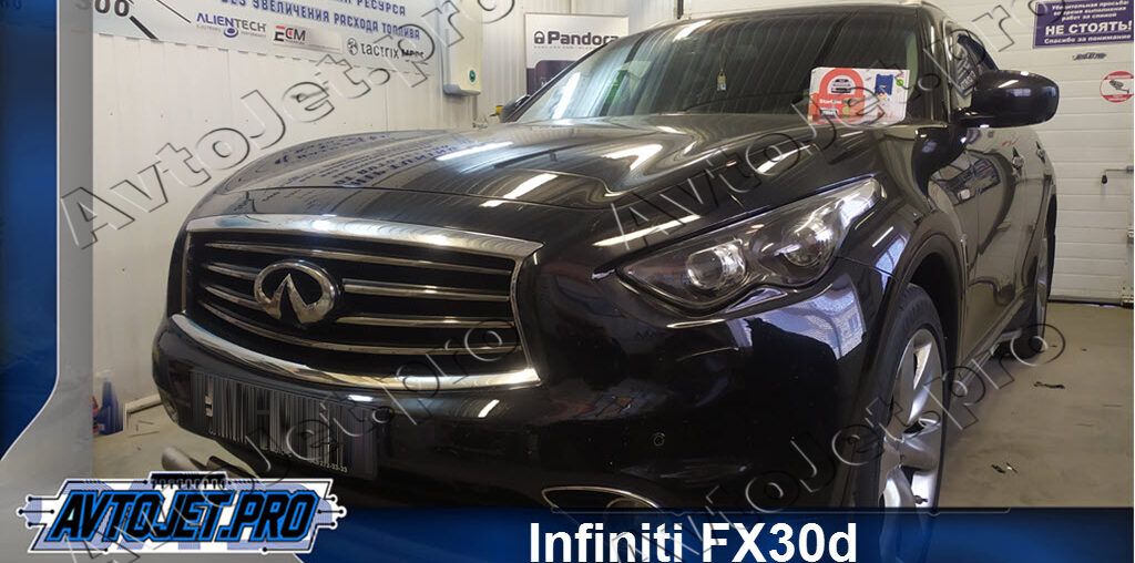 Установка автосигнализации StarLine A93-ECO на автомобиль Infiniti FX30d