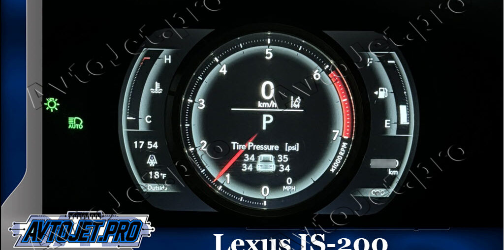 Программирование TPMS на Lexus IS-200